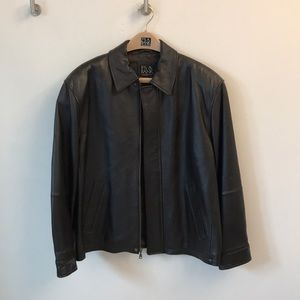 Jos A. Bank Leather Jacket
